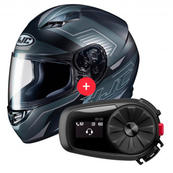Full Face HJC CS-15 Trion MC5SF + Kit Bluetooth 5S