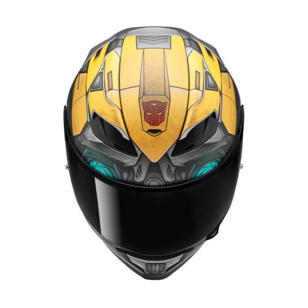 HJC F71 Bumblebee Hasbro MC3SF + Kit Bluetooth Smart 21B Flat Black