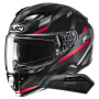 Casque Full Face HJC F71 Carbon Esira MC1 + Kit Bluetooth Smart 11B