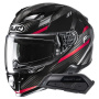Casque Full Face HJC F71 Carbon Esira MC1 + Kit Bluetooth Smart 21B Flat Black