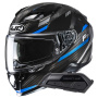 Casque Full Face HJC F71 Carbon Esira MC2 + Kit Bluetooth Smart 21B Flat Black