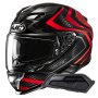 Casque Full Face HJC F71 Carbon Nevio MC1 + Kit Bluetooth Smart 21B Flat Black