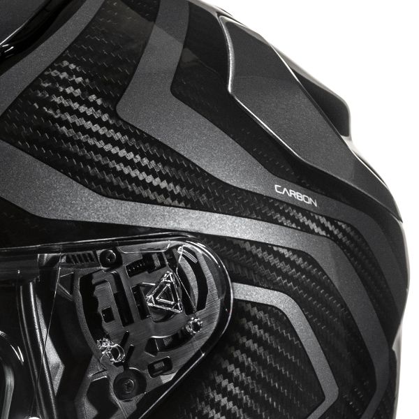 HJC F71 Carbon Nevio MC5 + Kit Bluetooth Smart 11B