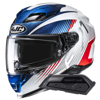 Full Face HJC F71 Catos MC21 + Kit Bluetooth Smart 21B Flat Black