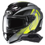 Casque Full Face HJC F71 Catos MC3H + Kit Bluetooth Smart 21B Flat Black