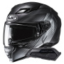 Casque Full Face HJC F71 Catos MC5SF + Kit Bluetooth Smart 21B Flat Black