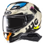 Casque Full Face HJC F71 Faco MC28 + Kit Bluetooth Smart 21B Flat Black