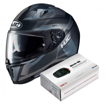 Full Face HJC i70 Elim MC5SF + Kit Bluetooth Sena SMH5 Solo