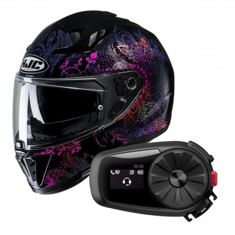 Full Face HJC i70 Varok MC8 + Kit Bluetooth Sena 5S Solo