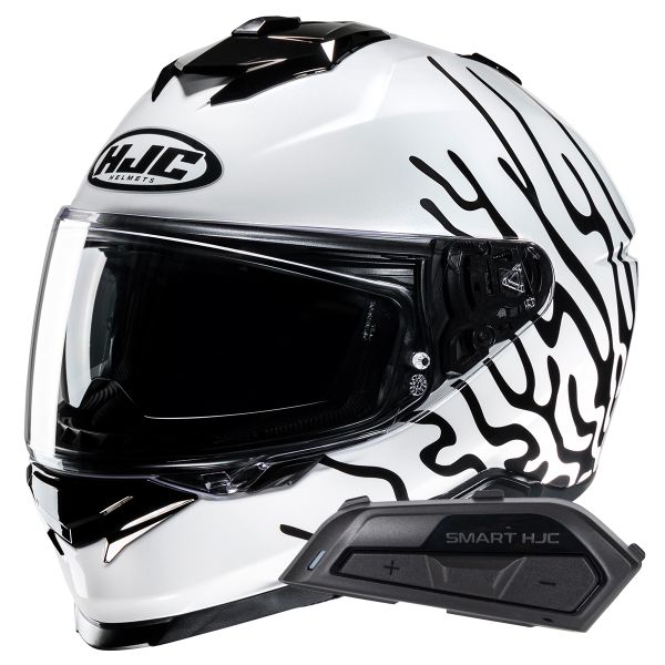 Full Face HJC i71 Celos MC3H + Kit Bluetooth Smart 21B