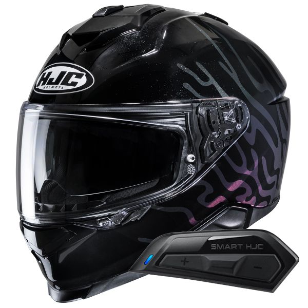 Full Face HJC i71 Celos MC5 + Kit Bluetooth Smart 11B