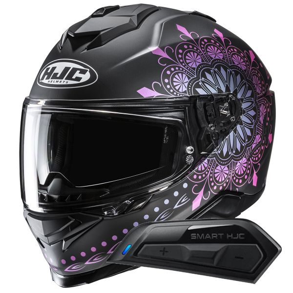 Full Face HJC i71 Niel MC28SF + Kit Bluetooth Smart 11B