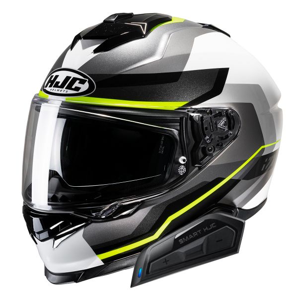 Pack Helmet + Systems HJC i71 Nior MC3H + Kit Bluetooth