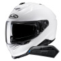 Casque Full Face HJC i71 Pearl White + Kit Bluetooth Smart 11B
