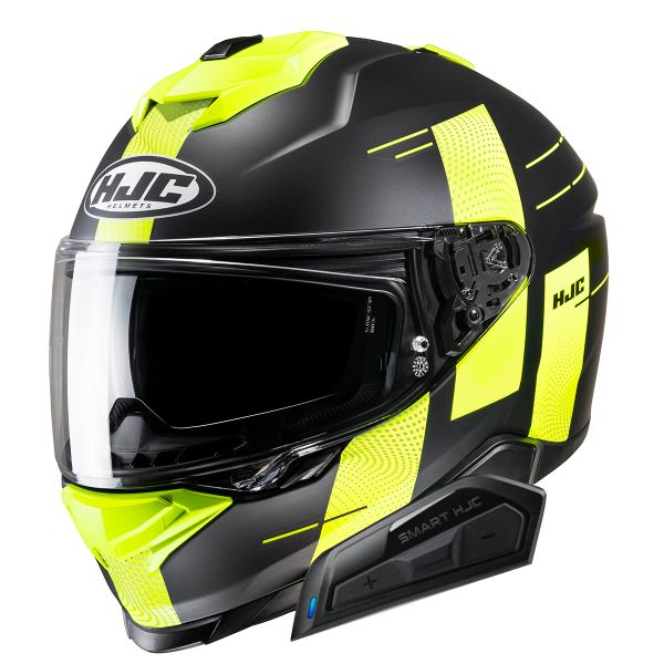 Full Face HJC i71 Peka MC3HSF + Kit Bluetooth Smart 21B