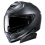 Casque Full Face HJC i71 Semi Flat Anthracite + Kit Bluetooth Smart 21B