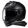 Casque Full Face HJC i71 Semi Flat Black + Kit Bluetooth Smart 11B