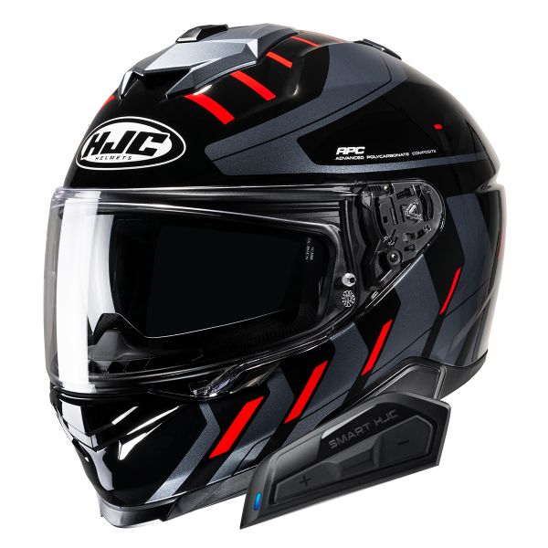 Full Face HJC i71 Simo MC1 + Kit Bluetooth Smart 21B Full Face HJC i71 Simo MC1 + Kit Bluetooth Smart 21B