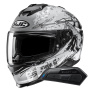Casque Full Face HJC i71 Taurus MC10SF + Kit Bluetooth Smart 11B