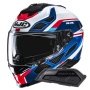 Casque Full Face HJC i71 Zest MC21 + Kit Bluetooth Smart 21B