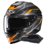 Casque Full Face HJC i71 Zest MC7SF + Kit Bluetooth Smart 21B