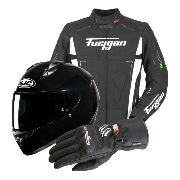 Full Face HJC Pack Equipment Motorcycle Driving Licence