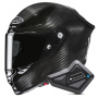 Casque Full Face HJC RPHA 1 V2 Carbon Black + Kit Bluetooth BT Mini