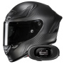 Casque Full Face HJC RPHA 1 V2 Carbon Matte Black + Kit bluetooth 5R Lite