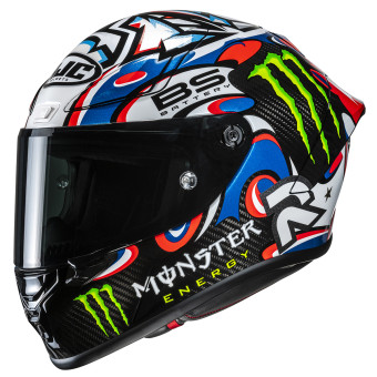 Casque Full Face HJC RPHA 1 V2 Carbon Quartararo Le Mans 3 MC25 Casque Full Face HJC RPHA 1 V2 Carbon Quartararo Le Mans 3 MC25