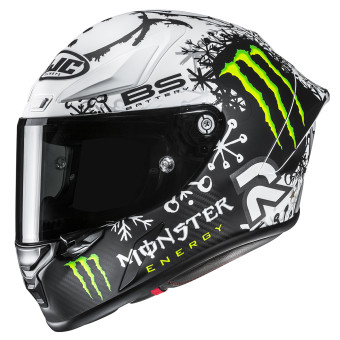 Casque Full Face HJC RPHA 1 V2 Carbon Snow Diablo MC10SF Casque Full Face HJC RPHA 1 V2 Carbon Snow Diablo MC10SF