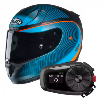 Full Face HJC RPHA 11 Bine MC46HSF + Kit Bluetooth Sena 5S Solo