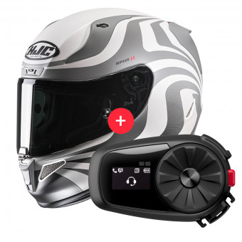 Full Face HJC RPHA 11 Eldon MC10SF + Kit Bluetooth 5S