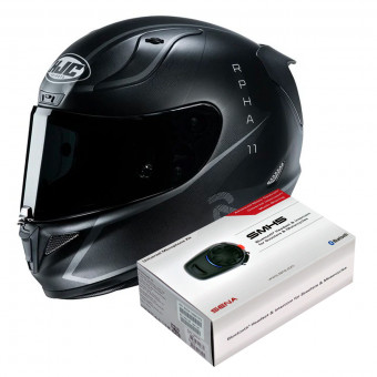 Full Face HJC RPHA 11 Jarban MC5SF + Kit Bluetooth Sena SMH5