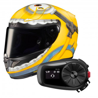 Full Face HJC RPHA 11 Otto Minions + Kit Bluetooth Sena 5S Solo