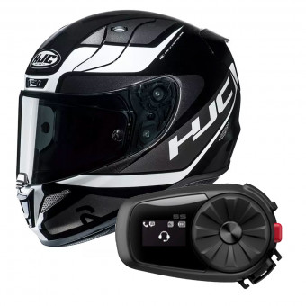 Full Face HJC RPHA 11 Scona MC5 + Kit Bluetooth Sena 5S Solo