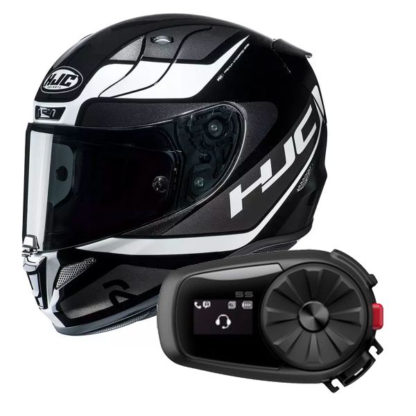 Full Face HJC RPHA 11 Scona MC5 + Kit Bluetooth Sena 5S Solo