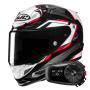 Casque Full Face HJC RPHA 12 Brels MC1 + Kit Bluetooth 5S Solo