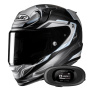 Casque Full Face HJC RPHA 12 Brels MC5SF + Kit bluetooth 5R Lite