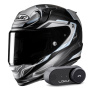 Casque Full Face HJC RPHA 12 Brels MC5SF + Kit Bluetooth Lokui K30