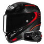 Casque Full Face HJC RPHA 12 Carbon Keres MC1 + Kit Bluetooth 5S Solo