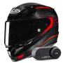 Casque Full Face HJC RPHA 12 Carbon Keres MC1 + Kit Bluetooth Lokui K30