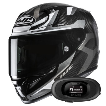 Casque Full Face HJC RPHA 12 Carbon Xentra MC5 + Kit bluetooth 5R Lite Casque Full Face HJC RPHA 12 Carbon Xentra MC5 + Kit bluetooth 5R Lite