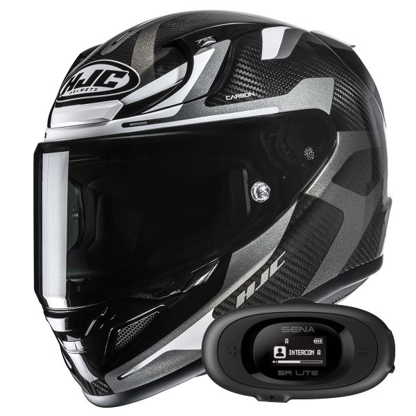 Full Face HJC RPHA 12 Carbon Xentra MC5 + Kit bluetooth 5R Lite