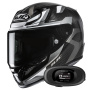 Casque Full Face HJC RPHA 12 Carbon Xentra MC5 + Kit bluetooth 5R Lite