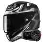 Casque Full Face HJC RPHA 12 Carbon Xentra MC5 + Kit Bluetooth 5S Solo