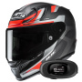 Casque Full Face HJC RPHA 12 Carbon Xentra MC6HSF + Kit bluetooth 5R Lite