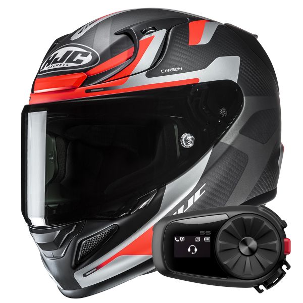 Full Face HJC RPHA 12 Carbon Xentra MC6HSF + Kit Bluetooth 5S Solo
