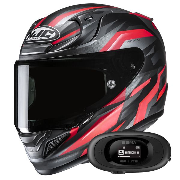Full Face HJC RPHA 12 Dravix MC1SF + Kit bluetooth 5R Lite
