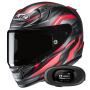 Casque Full Face HJC RPHA 12 Dravix MC1SF + Kit bluetooth 5R Lite