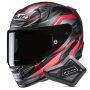 Casque Full Face HJC RPHA 12 Dravix MC1SF + Kit Bluetooth BT Mini